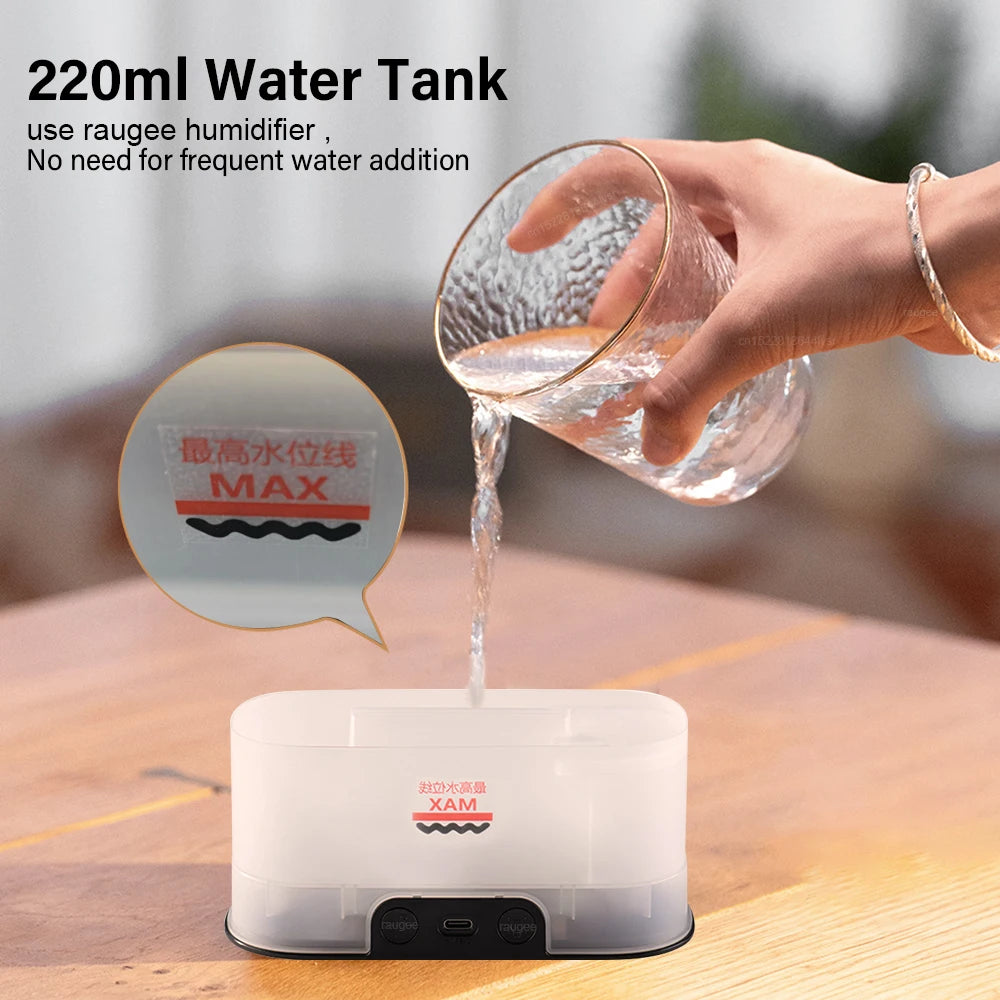 Aroma Diffuser Flame Air Humidifier