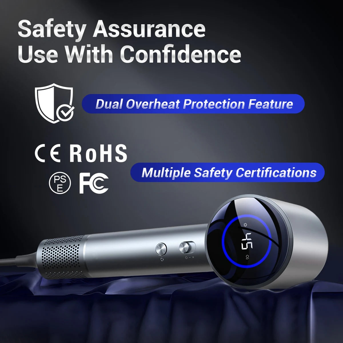 Professional Ionic Hair Dryer High-Speed