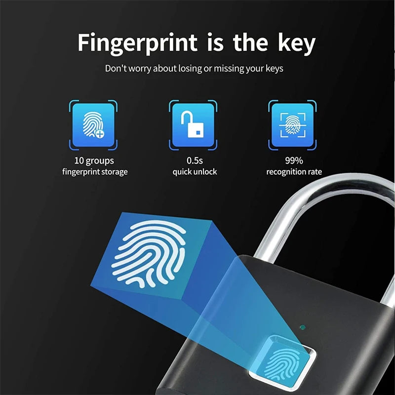 Smart Fingerprint Padlock