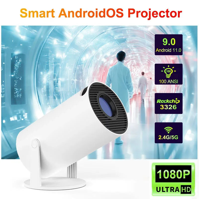 Smart Portable Projector 4K HD 