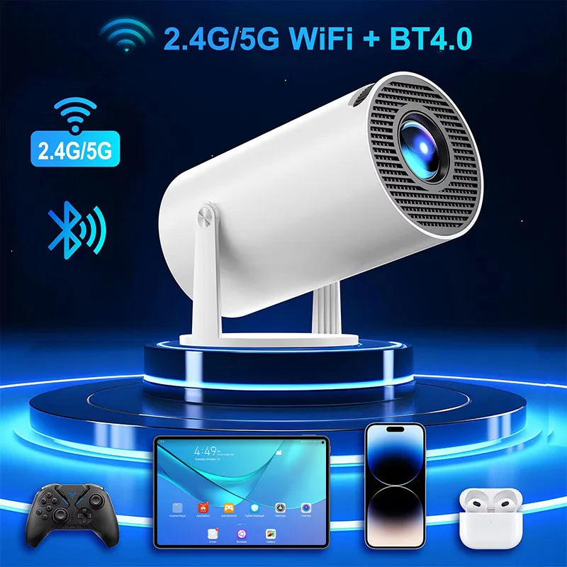 Smart Portable Projector 4K HD 